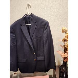 Lauren Ralph Lauren Men's‎ Navy Wool Blazer - Size 46R, 100% Wool